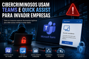 cibercriminosos usam Teams e Quick Assist para invadir empresas