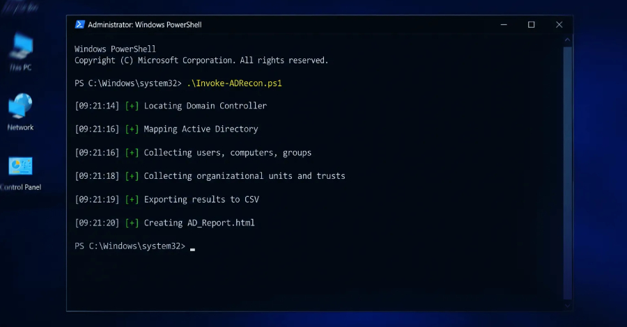 script PowerShell