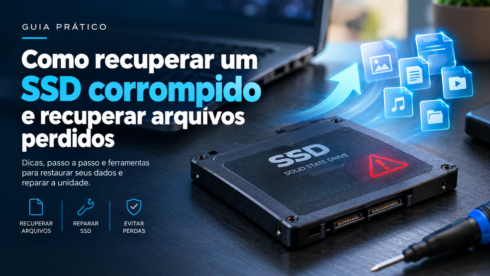 SSD corrompido Veja como recuperar arquivos