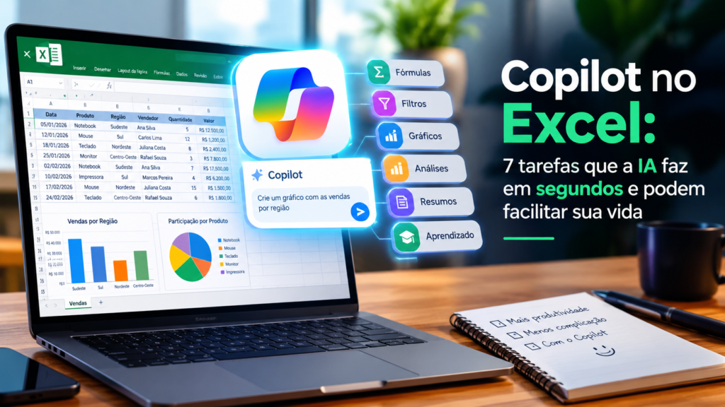 Veja 7 tarefas que o Copilot pode fazer no Excel