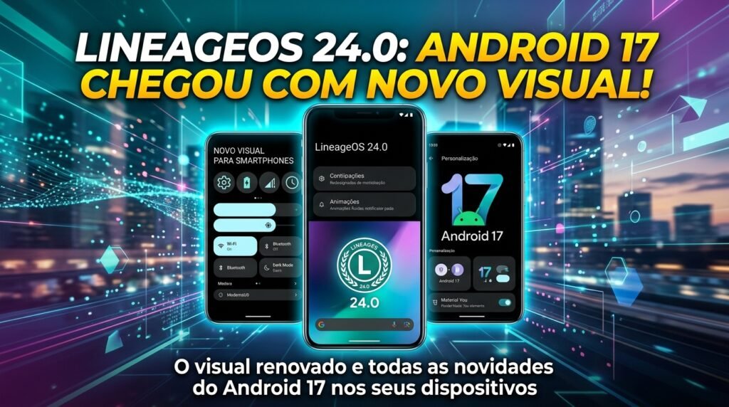 LineageOS 24.0 chega com Android 17