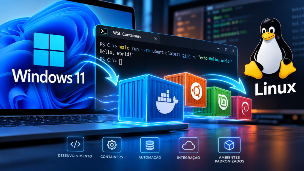 WSL Containers chega ao Windows 11 com suporte nativo a contêineres